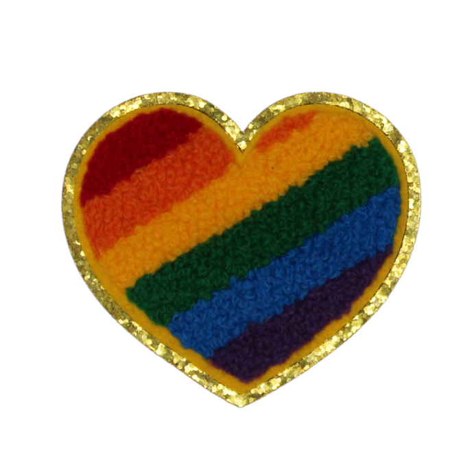 Pride Heart Patch (Small/Chenille) image 0
