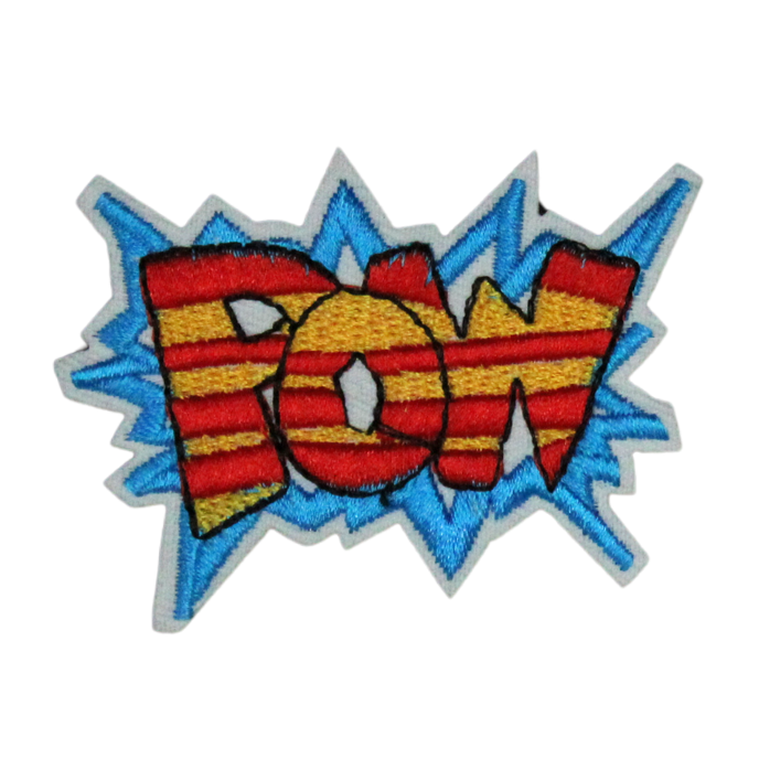 Pow Blue Patch (Small/Embroidery) image 0