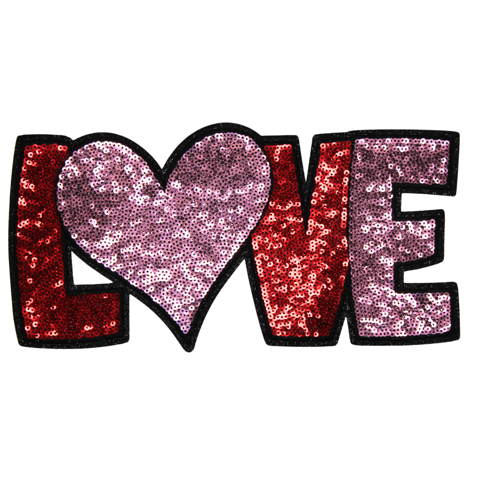 Love Heart Bold Patch (Large/Sequin) image 0