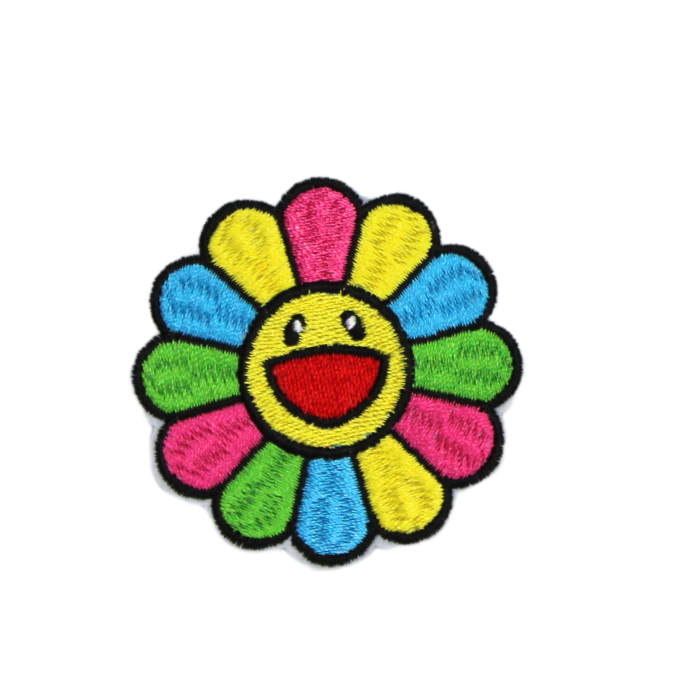 Multicolor Happy Sunflower Patch (Small/Embroidery) image 0