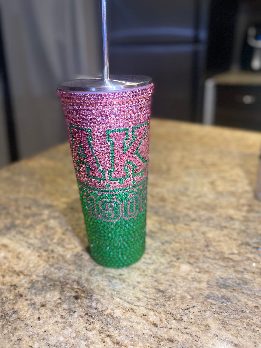 20oz Stainless Steel Bling Tumbler