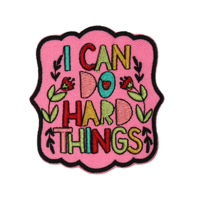 I Can Do Hard Things Patch (Small/Embroidery) image 0