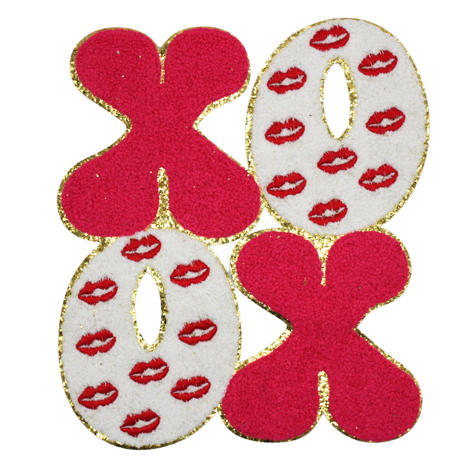 XOXO Lips Patch (Large/Chenille) image 0