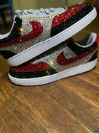 Custom Bling Vision Court low