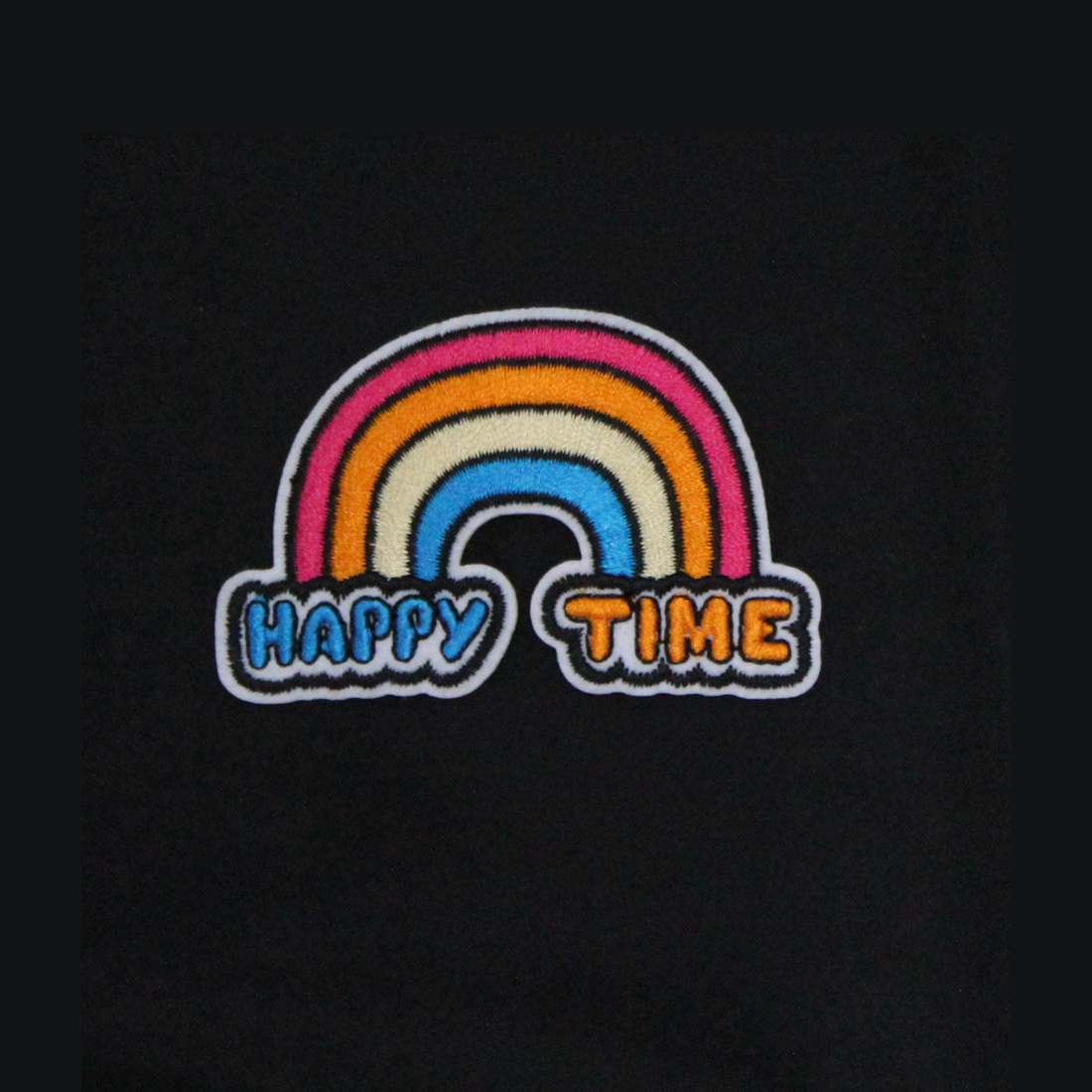 Happy Time Rainbow Patch (Small/Embroidery) image 0
