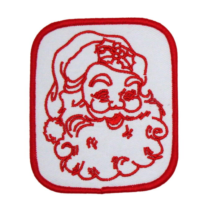 Santa Red Patch (Small/Embroidery) image 0