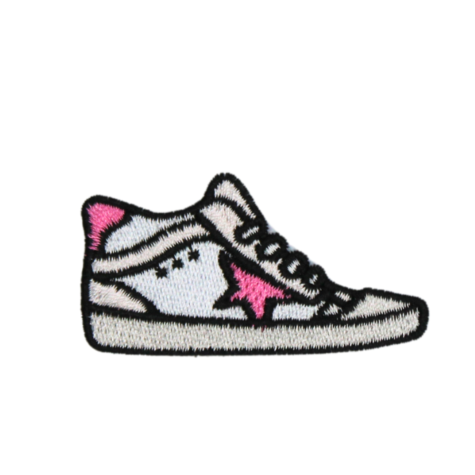 White Shoe Patch (Small/Embroidery) image 0