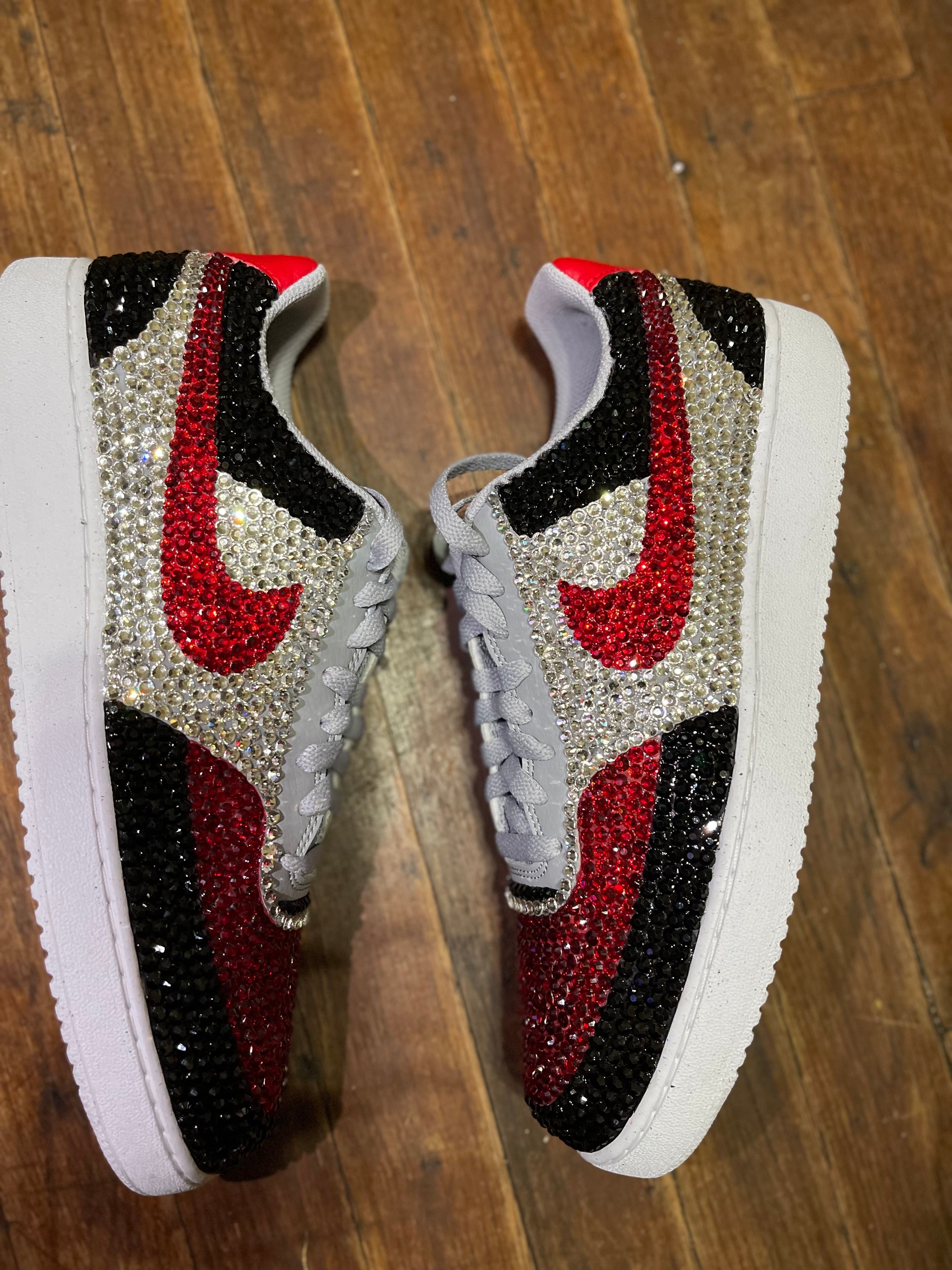 Custom Bling Vision Court low
