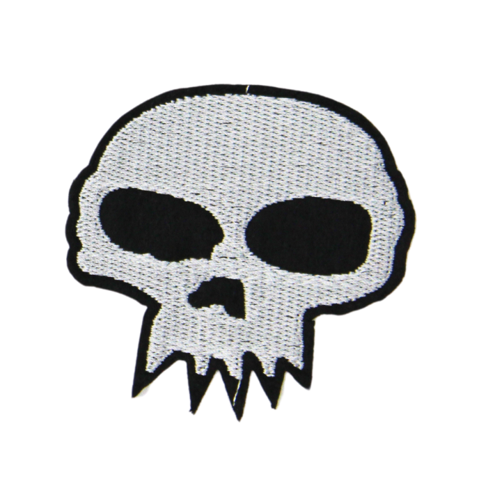 White Skull Patch (Small/Embroidery) image 0