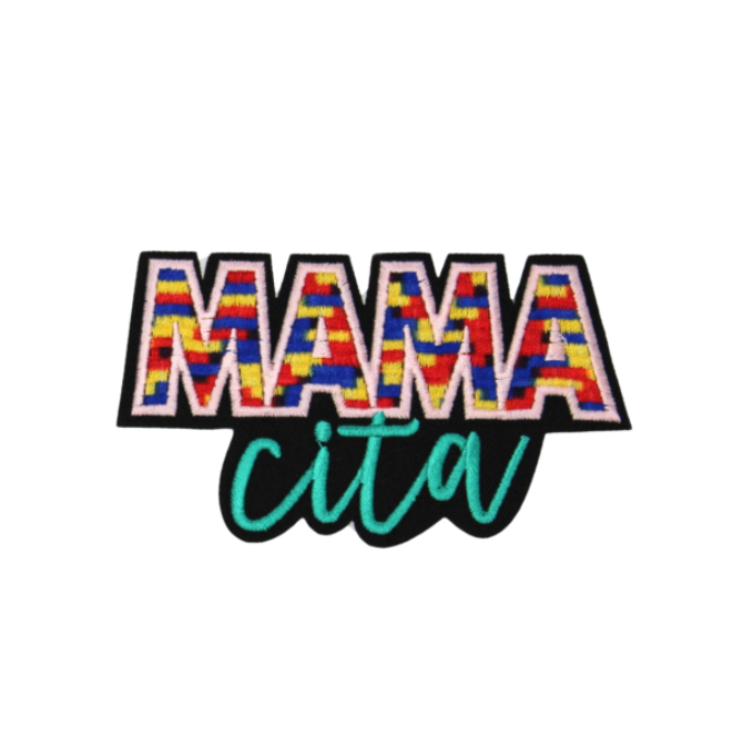 Mama Cita Solid Black Patch (Small/Embroidery) image 0