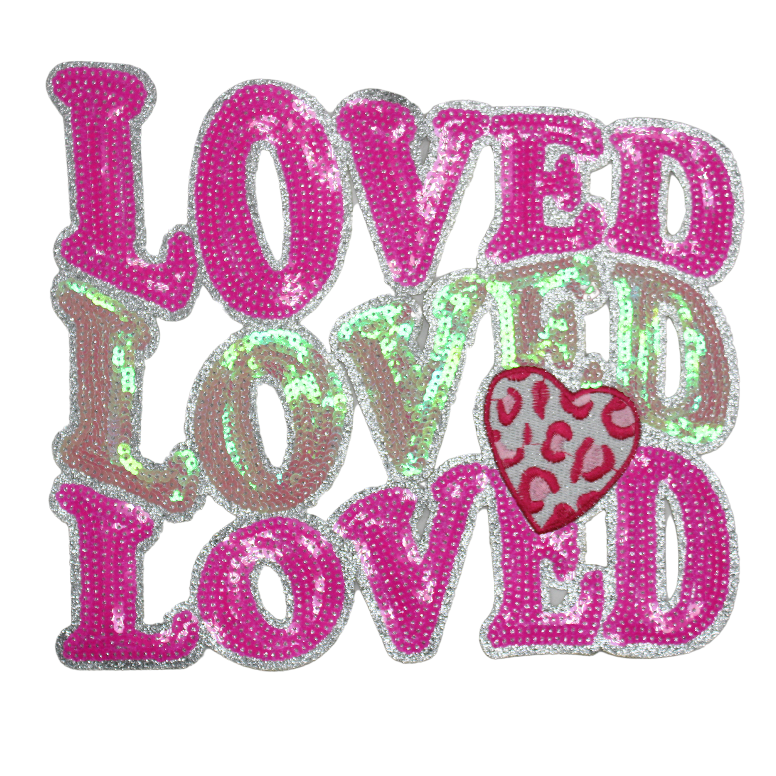 Loved Loved Loved Patch (Large/Sequin) image 0