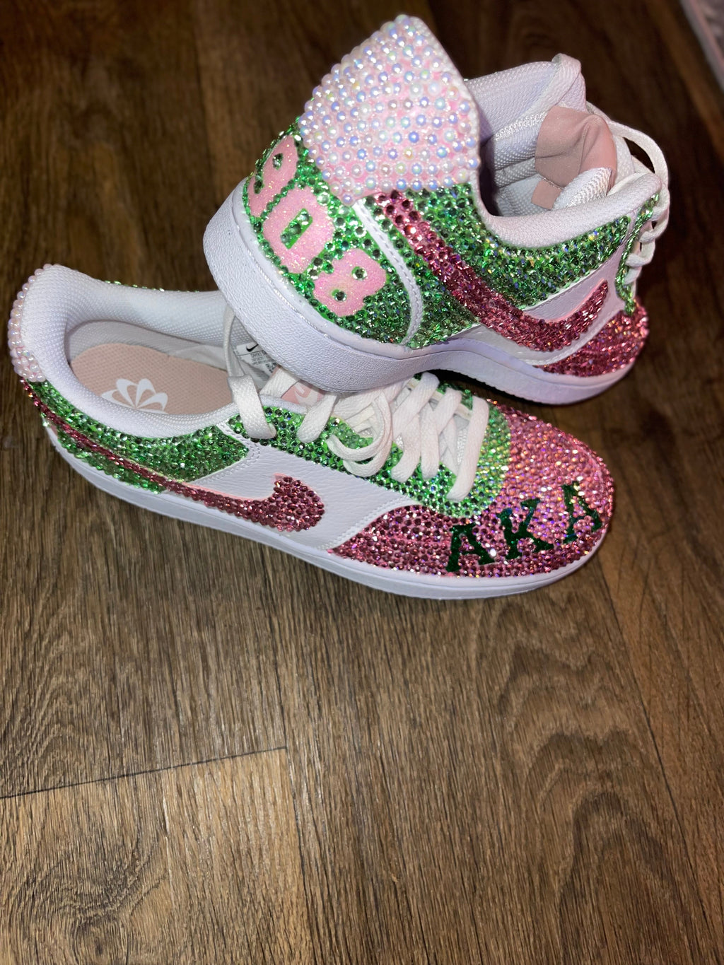 Custom Bling Vision Court low