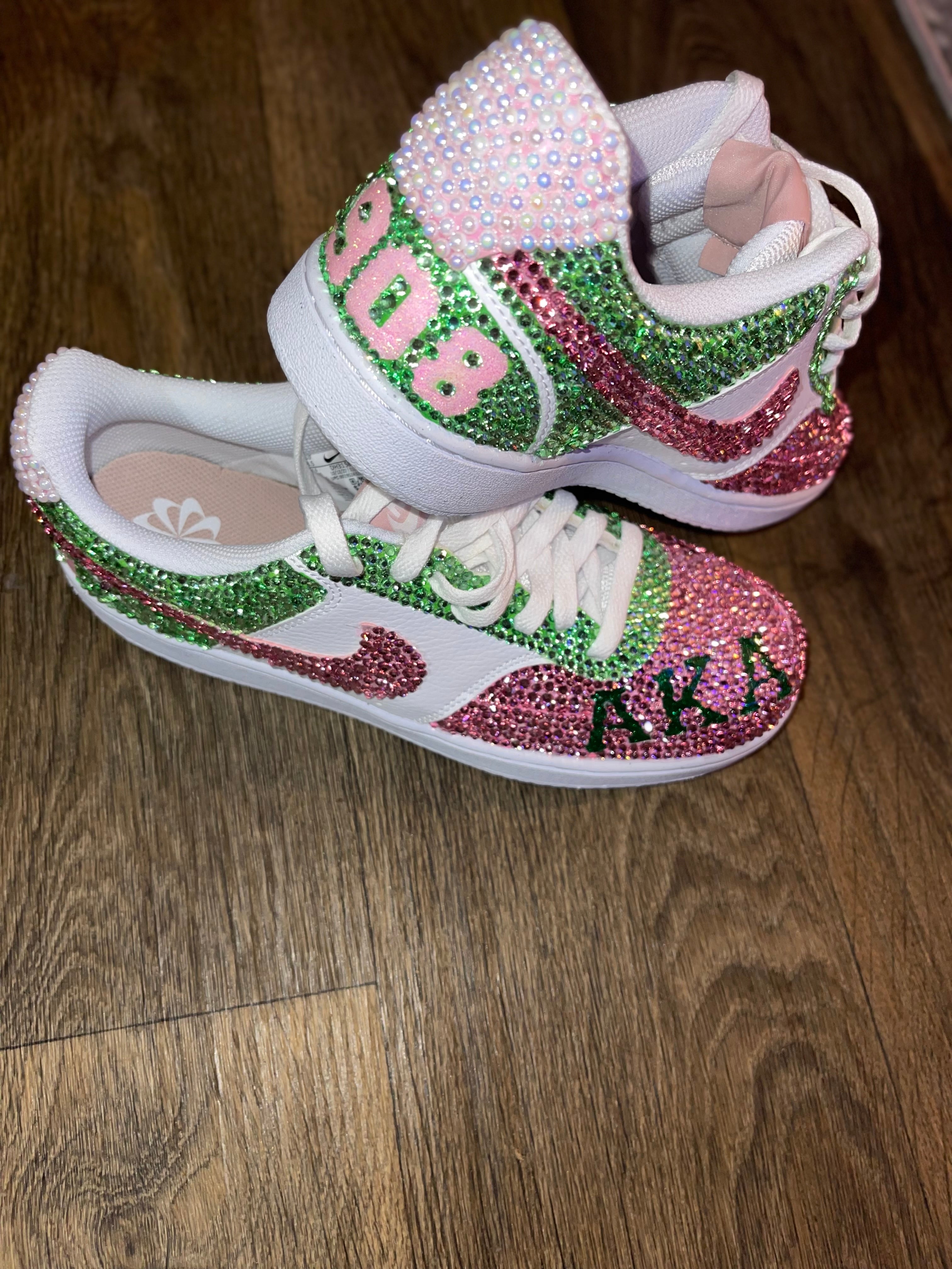 Custom Bling Vision Court low