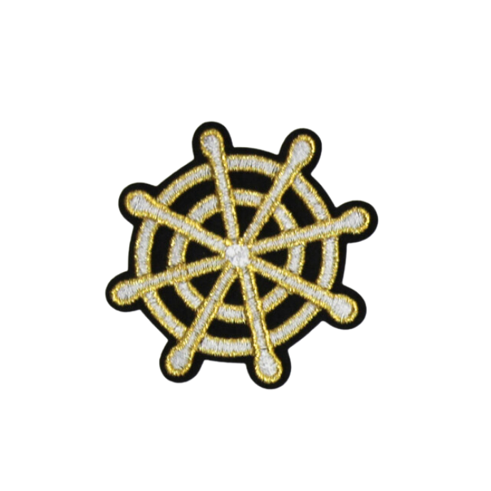 Wheel Design Patch (Small/Embroidery) image 0