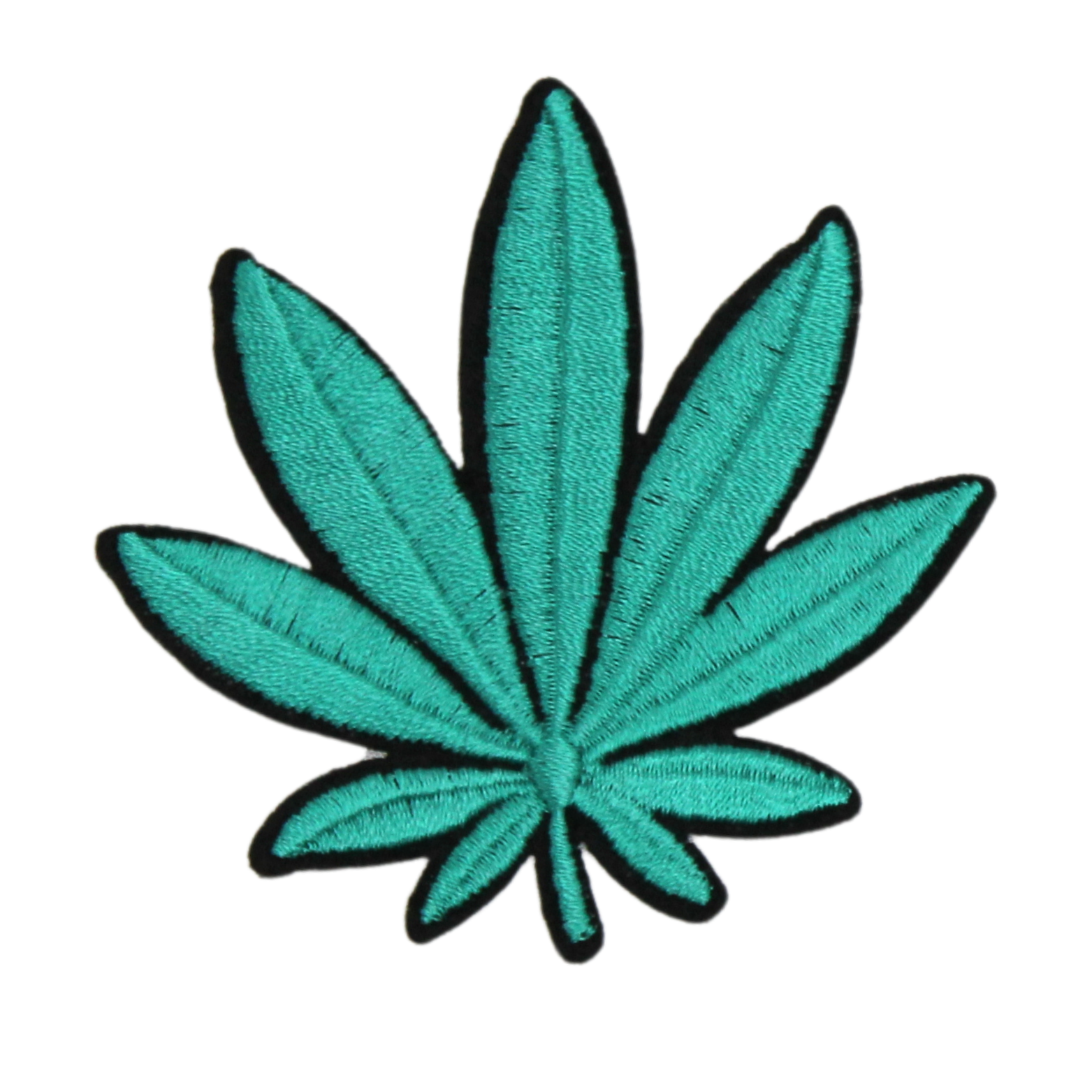 Marijuana Green Leaf Patch (Small/Embroidery) image 0
