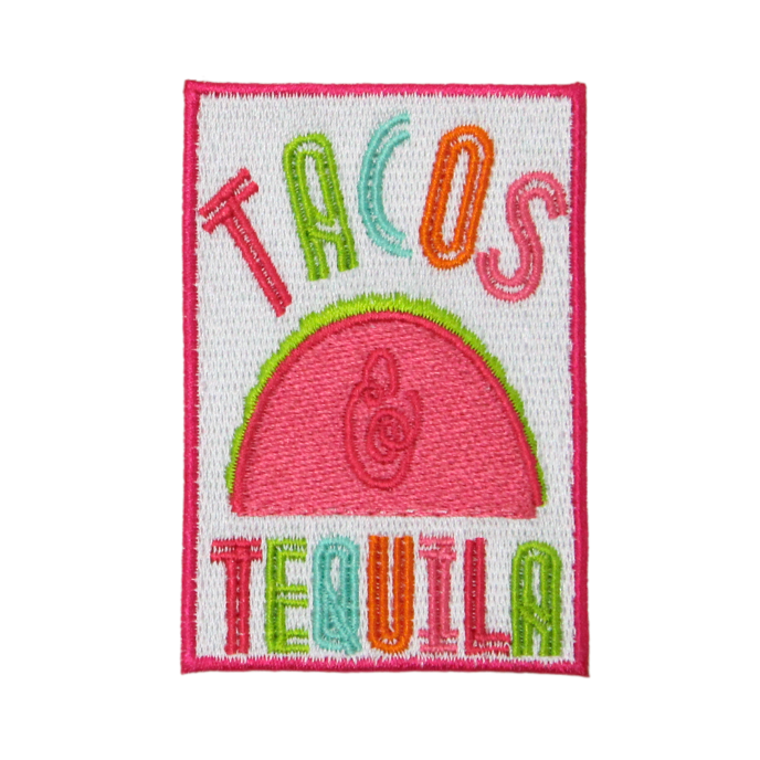 Tacos & Tequila Patch (Small/Embroidery) image 0