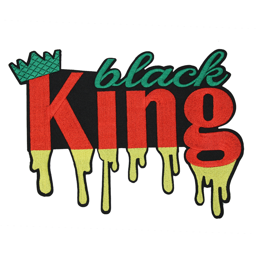 Black King Patch (Large/Embroidery) image 0