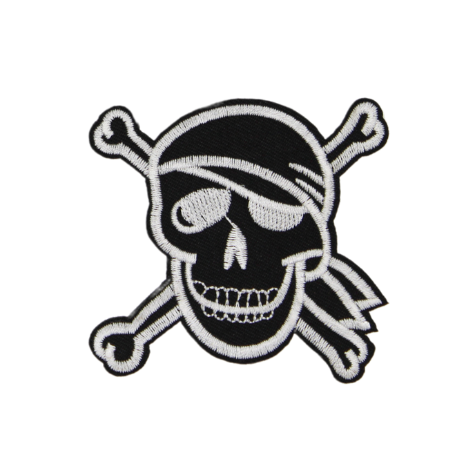 Pirate Skull Patch (Small/Embroidery) image 0
