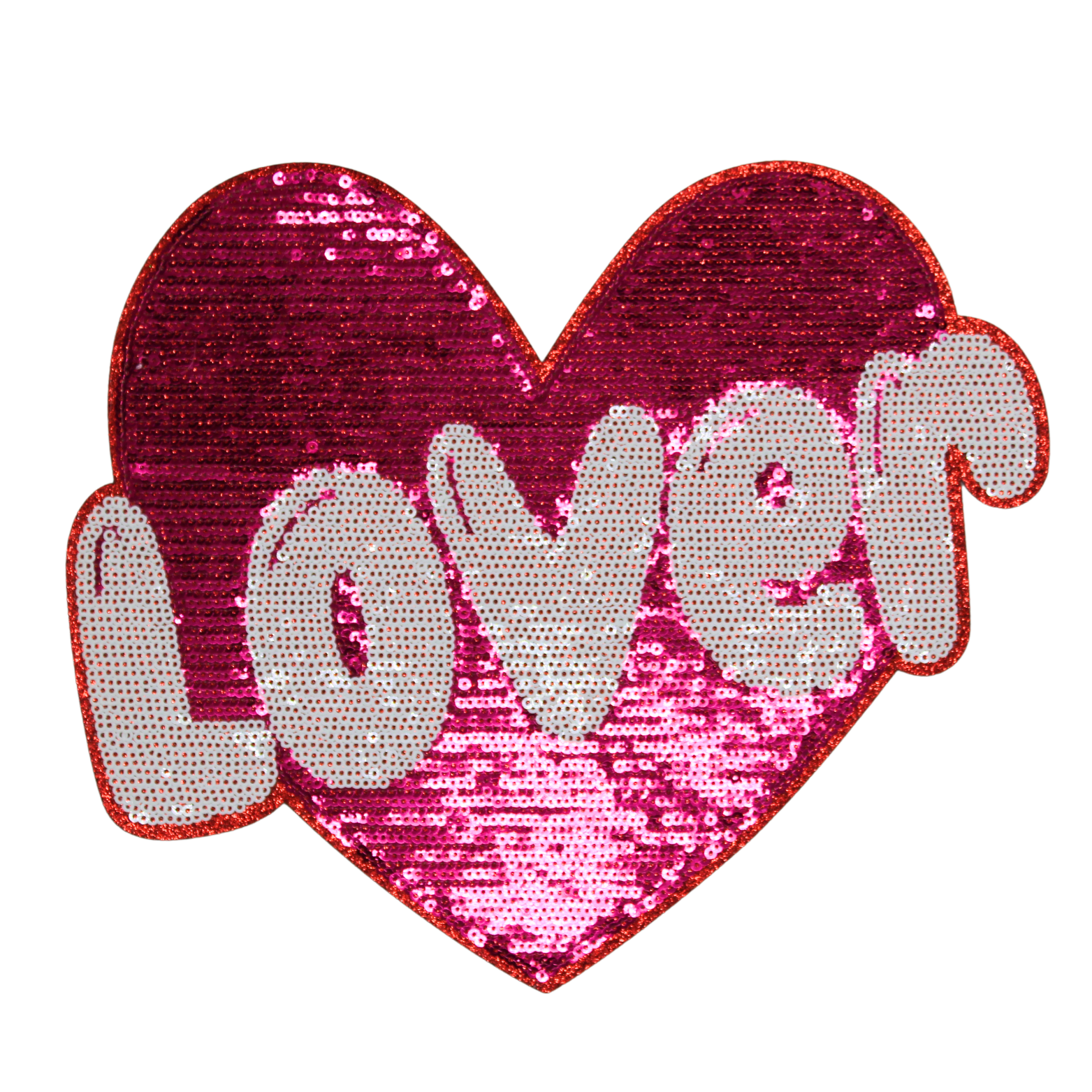 Lover Heart Patch (Large/Sequin) image 0