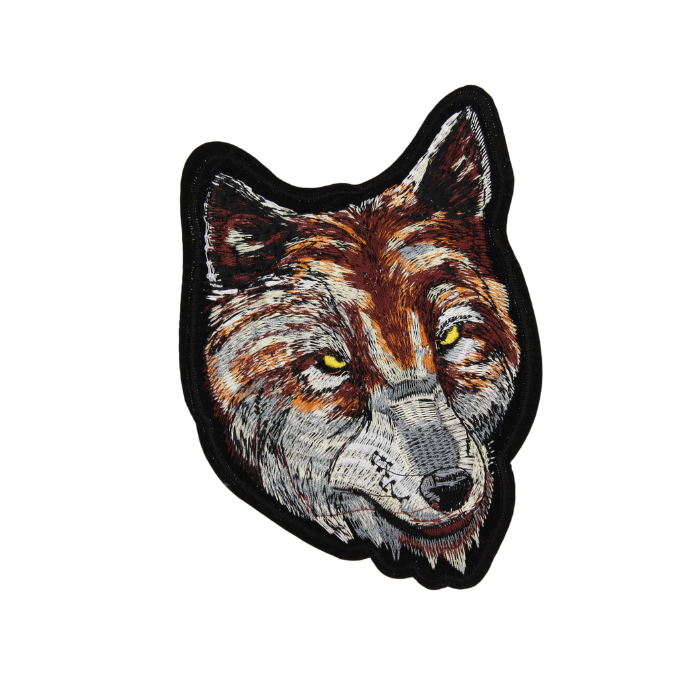 Wolf Yellow Eyes Patch (Small/Embroidery) image 0