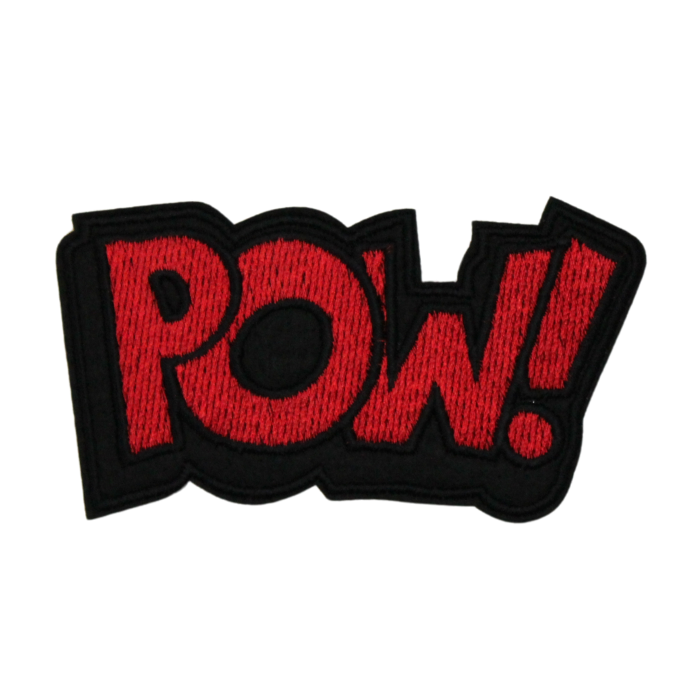 Pow Red Patch (Small/Embroidery) image 0