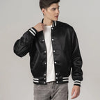 Satin Jacket With  Stripes