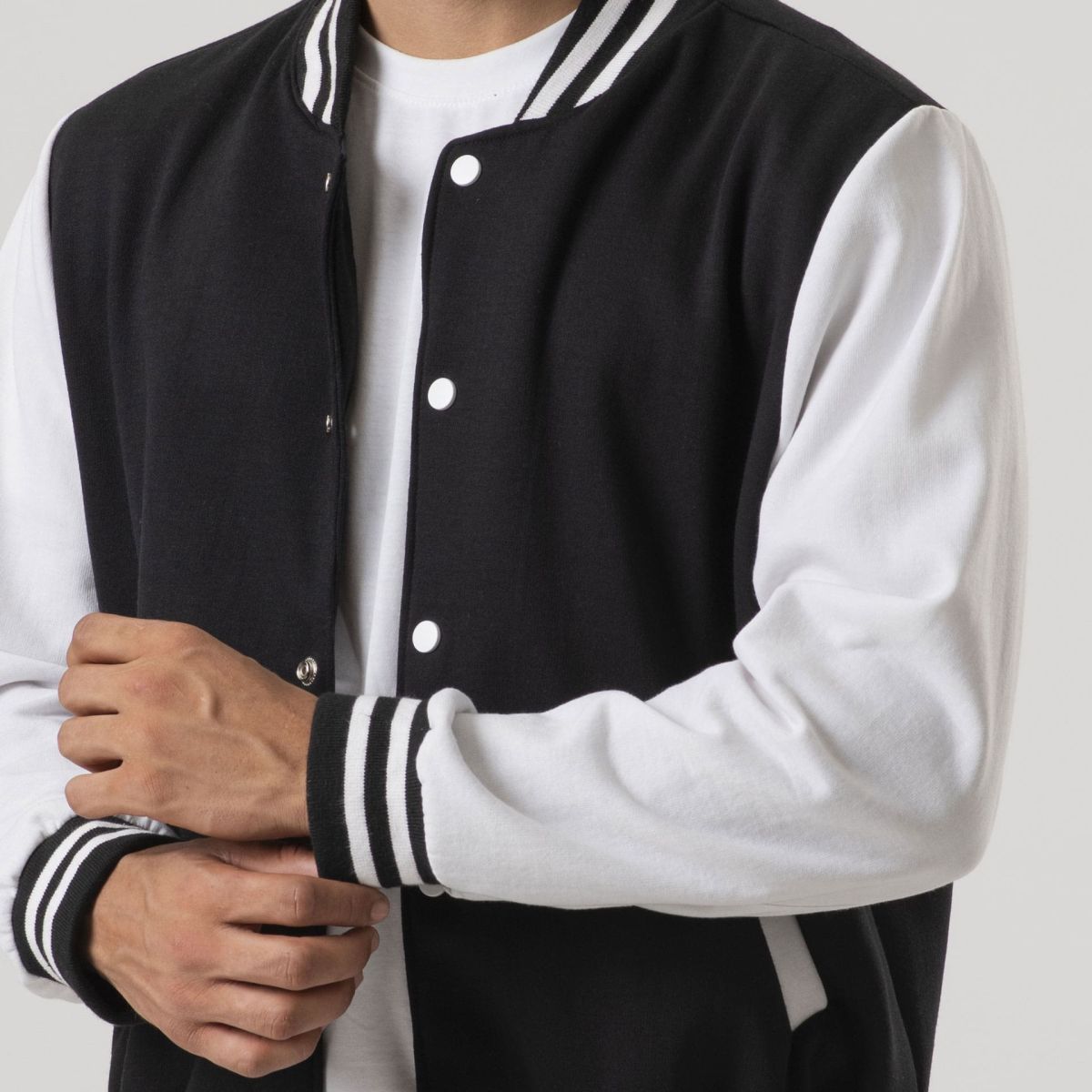 Satin Jacket With  Stripes