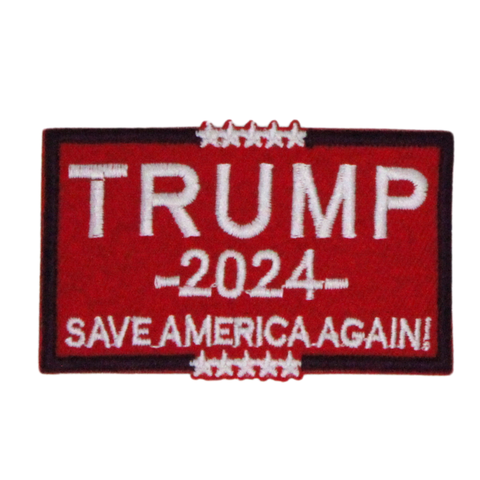 Trump 2024 Save America Again Patch (Small/Embroidery) image 0