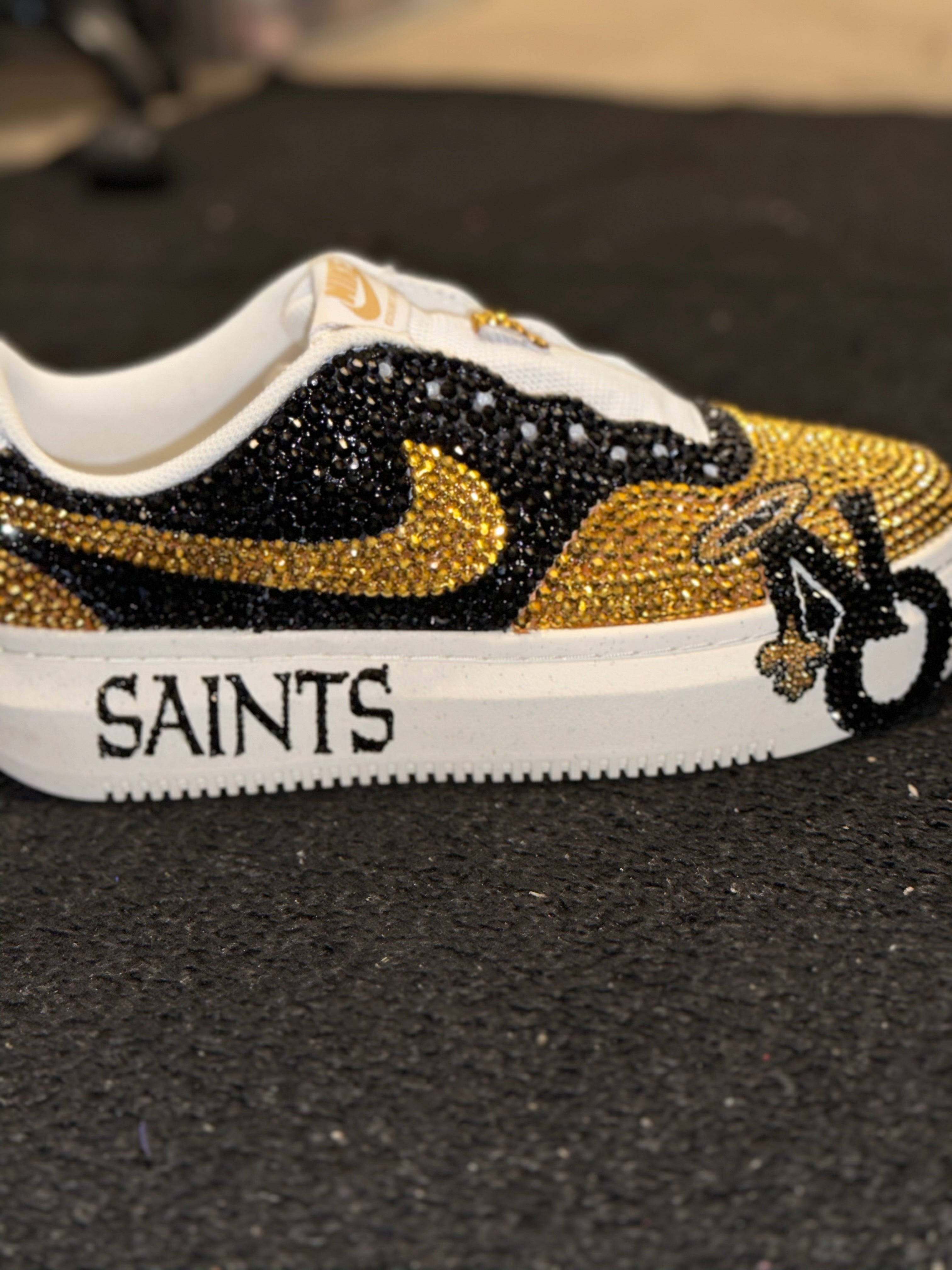 Custom Bling Vision Court low