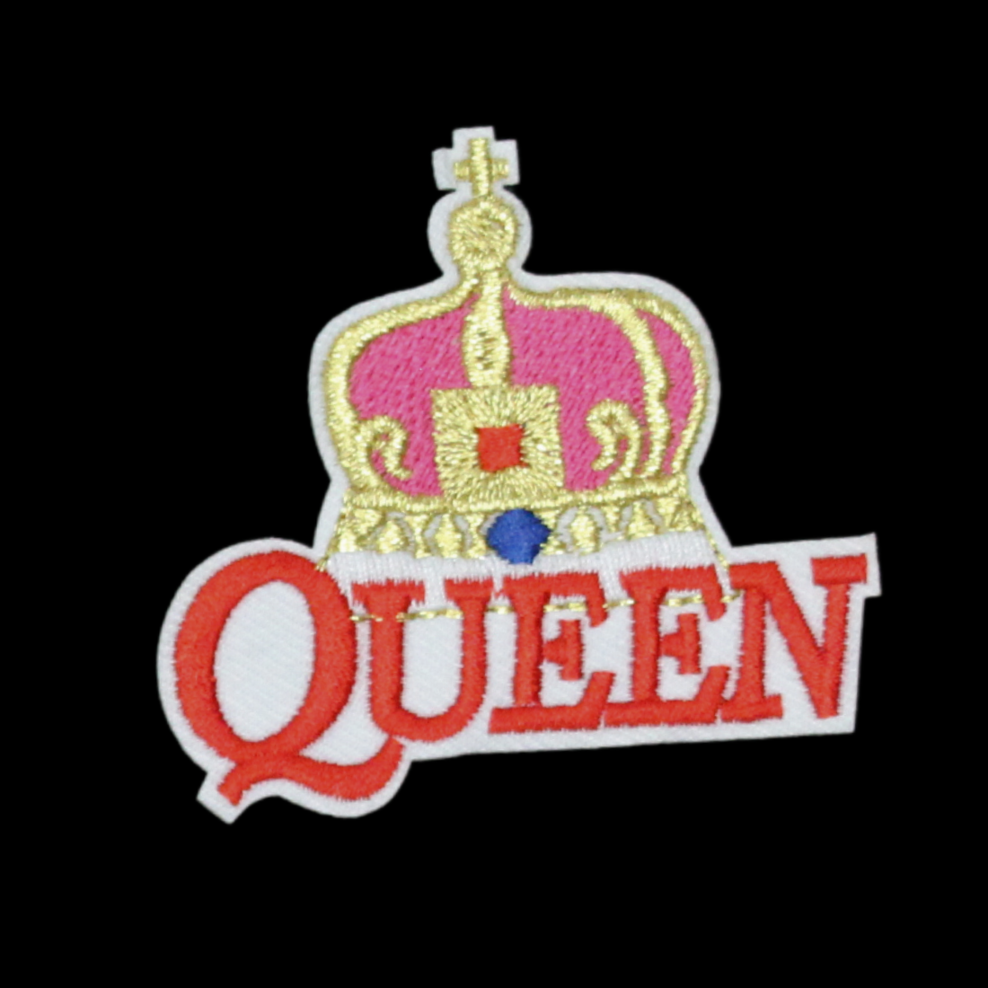Queen With Crown Patch (Small/Embroidery) image 0