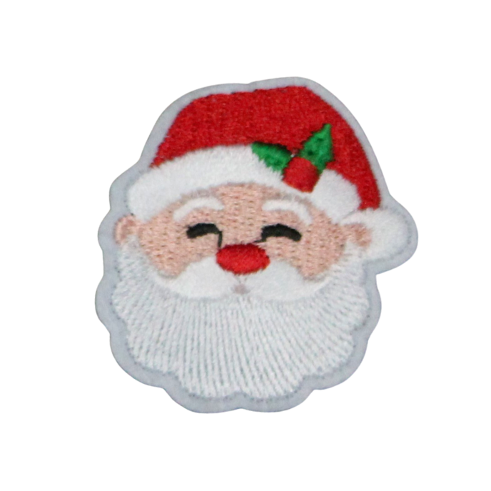 Santa Face Patch (Small/Embroidery) image 0