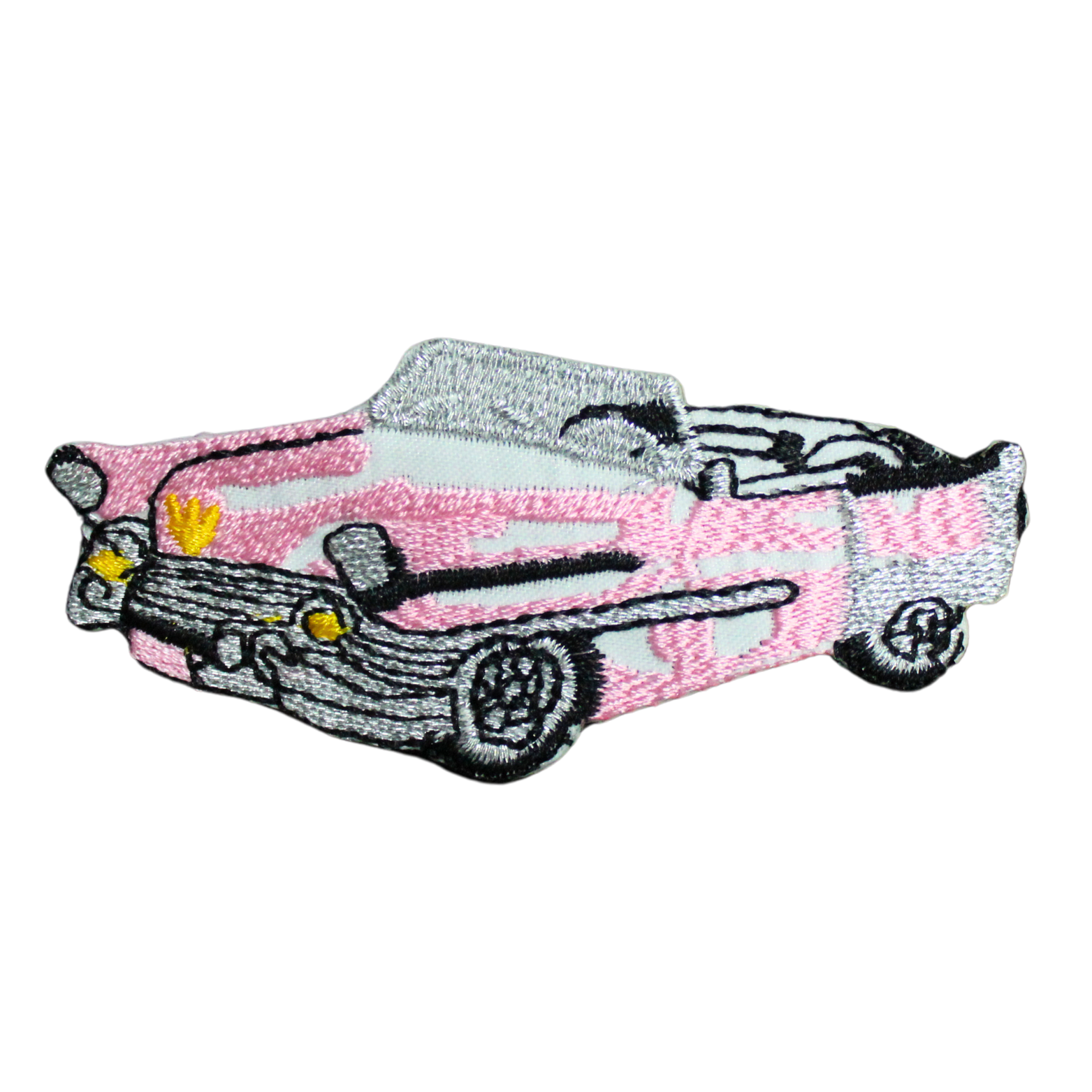 Pink Car Patch (Small/Embroidery) image 0
