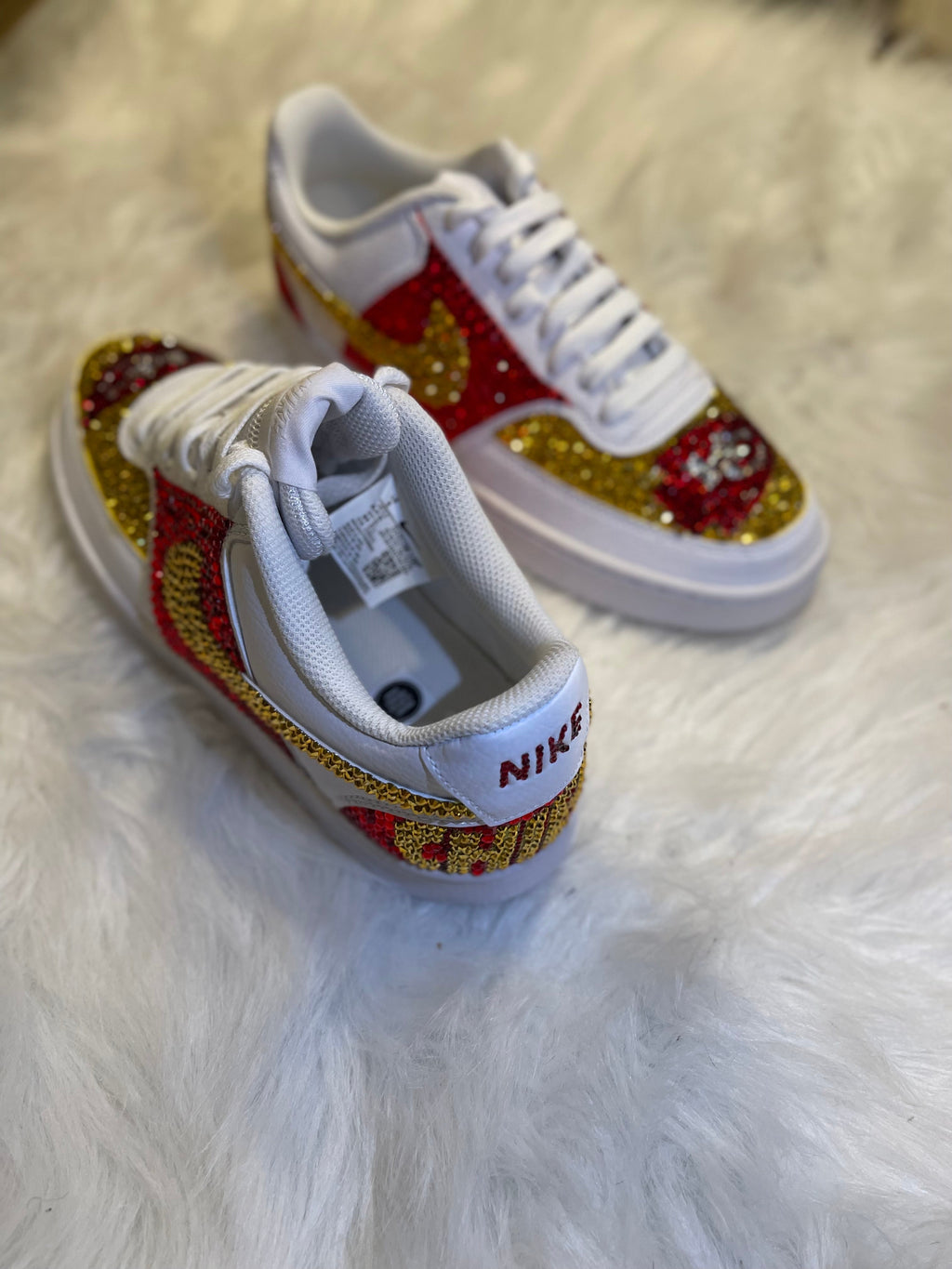 Custom Bling Vision Court low