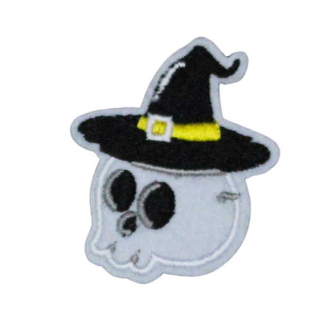 Skull Witch Patch (Small/Embroidery) image 0