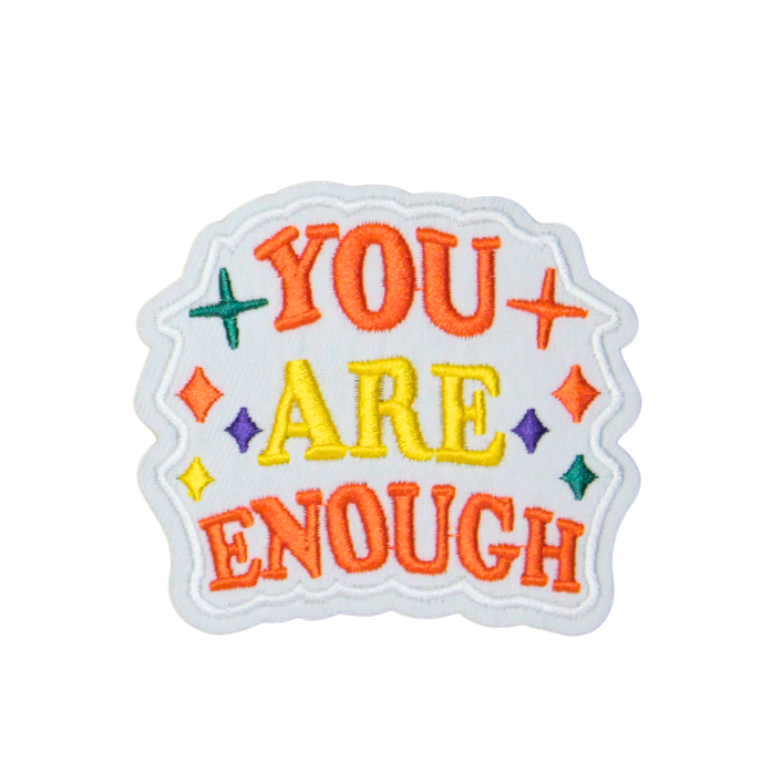 You Are Enough Sparkle Patch (Small/Embroidery) image 0