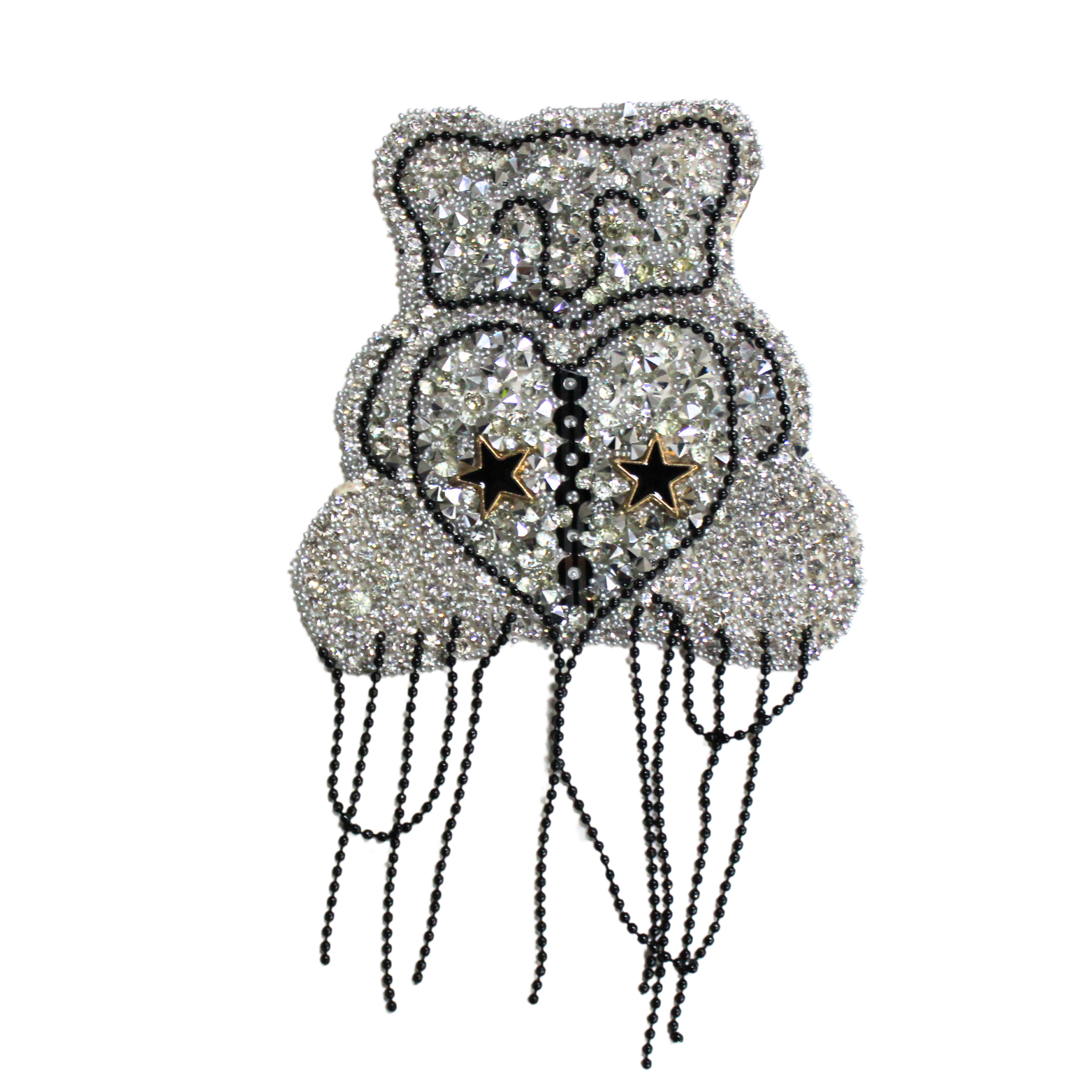 Teddy Bear Rhinestone Patch image 0