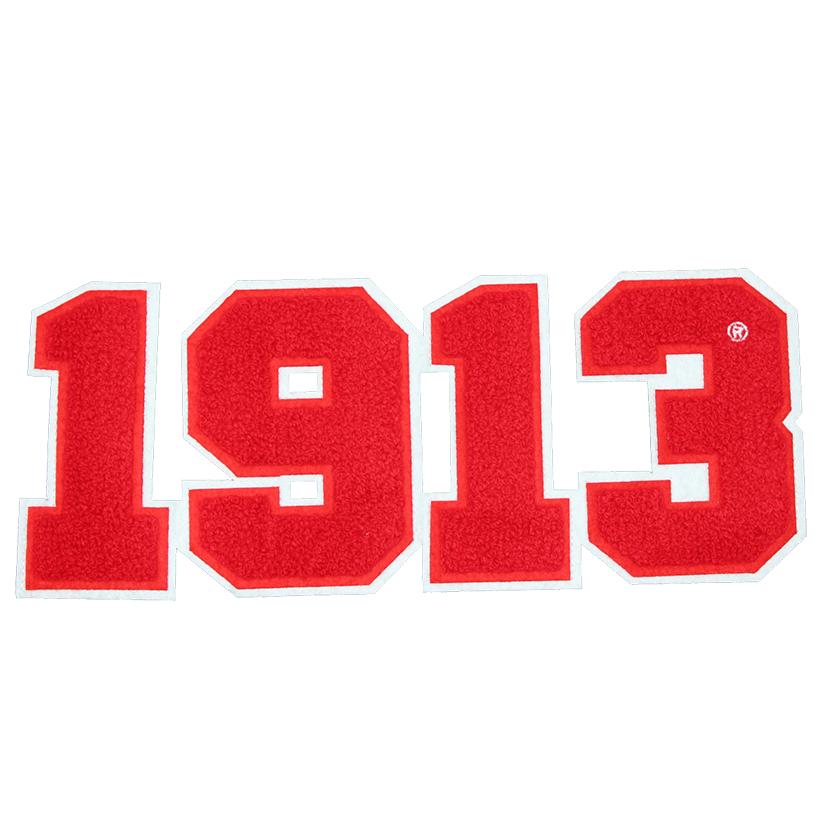 Red 1913 Patch (Large/Chenille) image 0