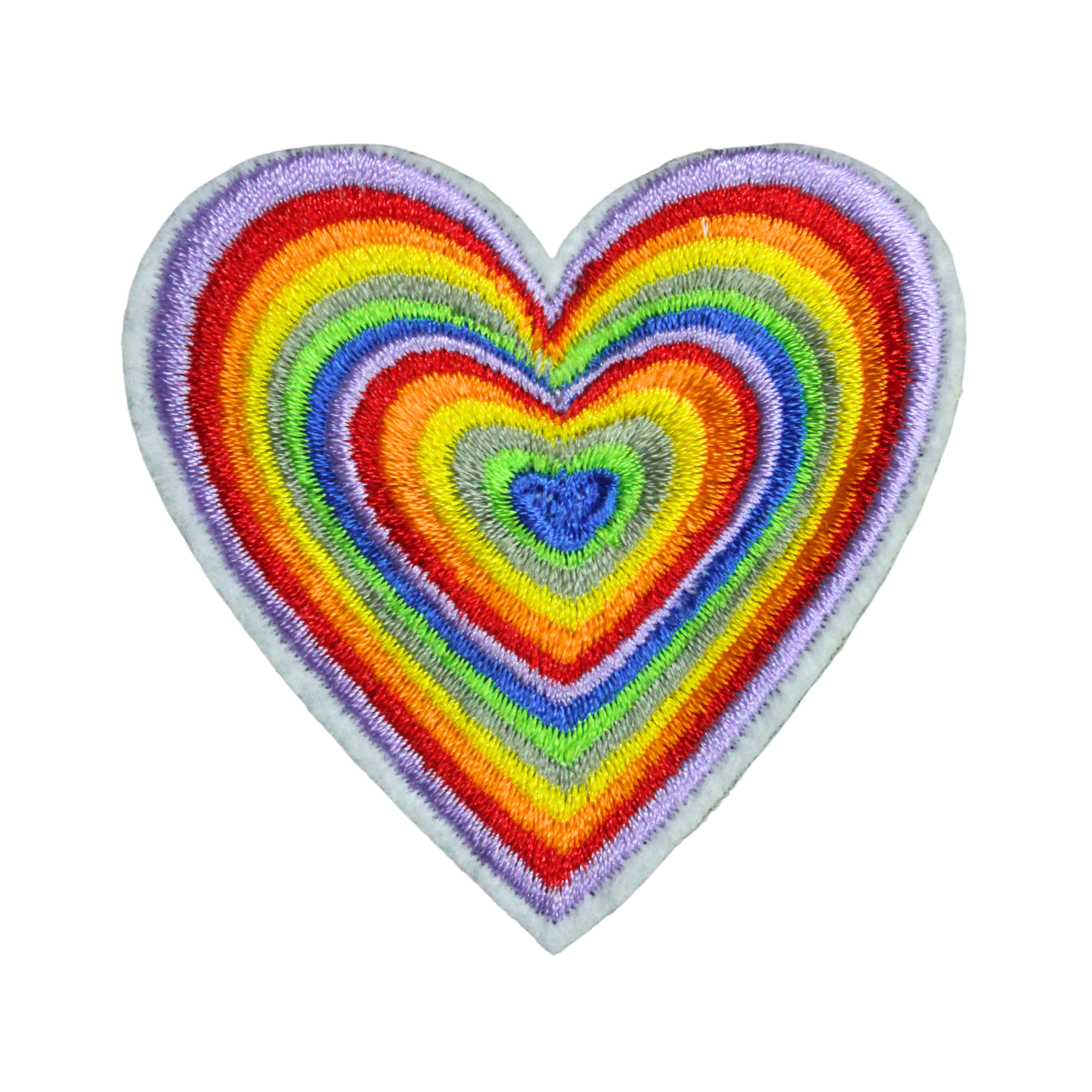 Multicolor Heart Patch (Small/Embroidery) image 0