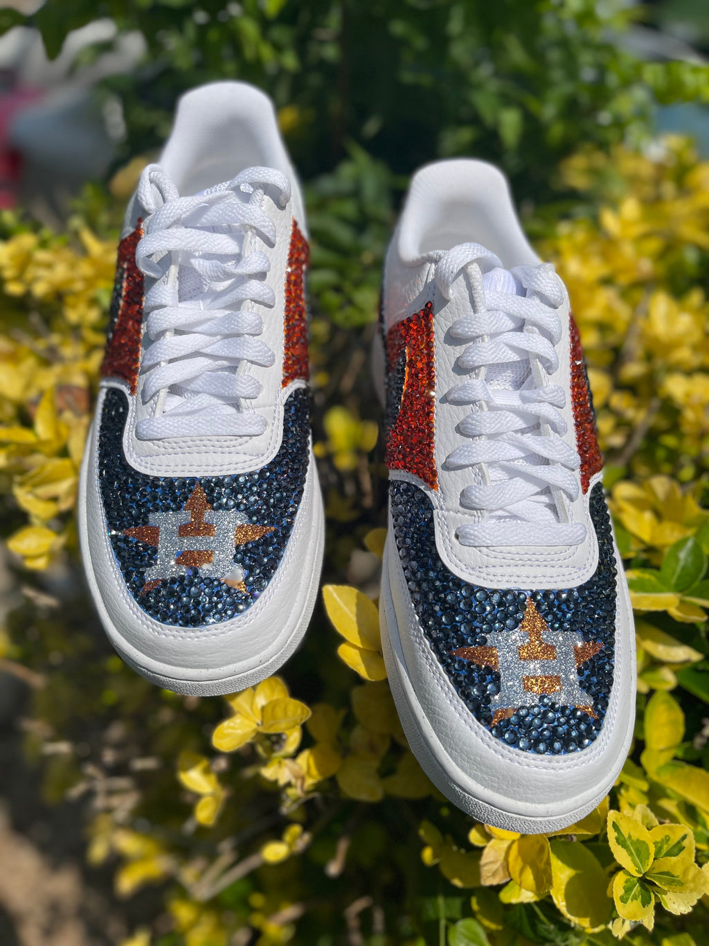 Custom Bling Vision Court low