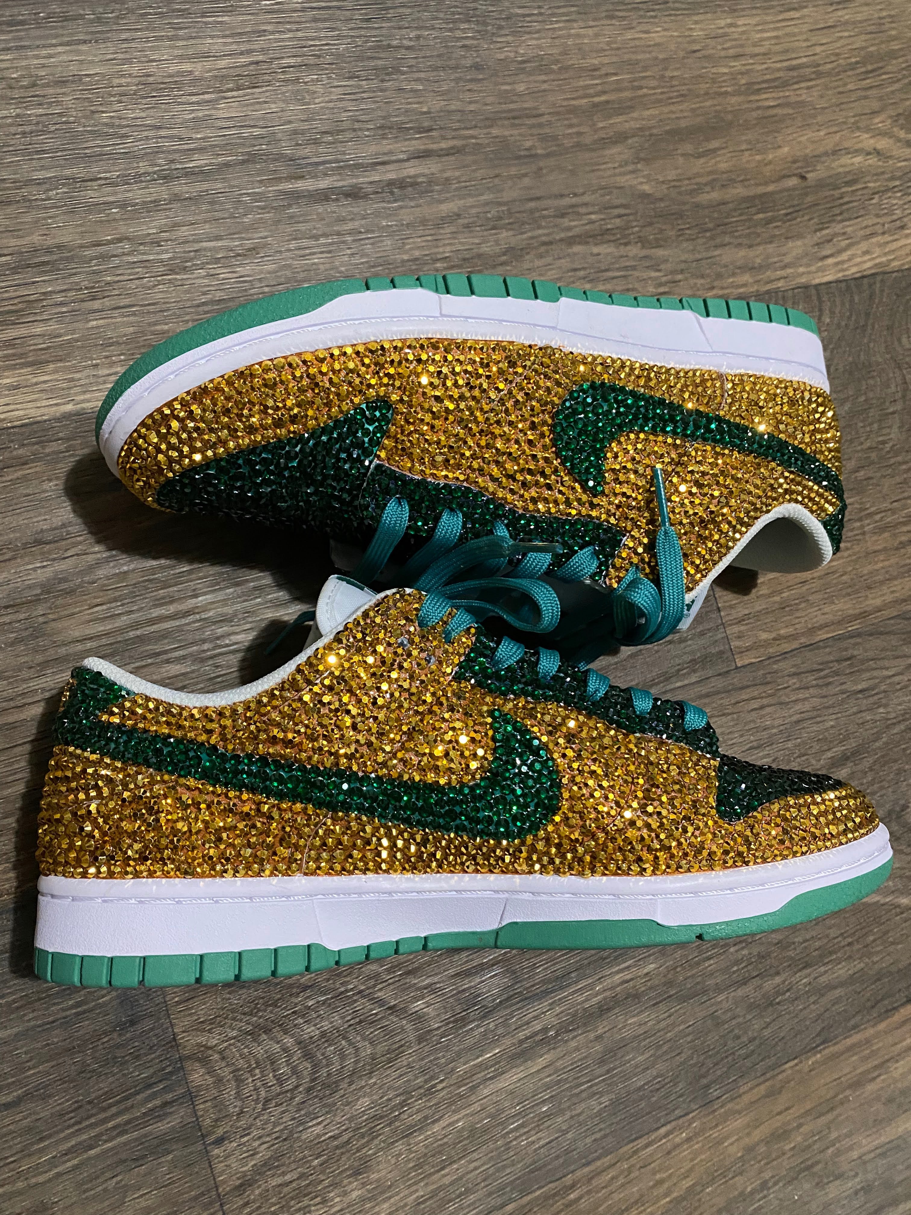 Custom Bling Low Top Sneakers