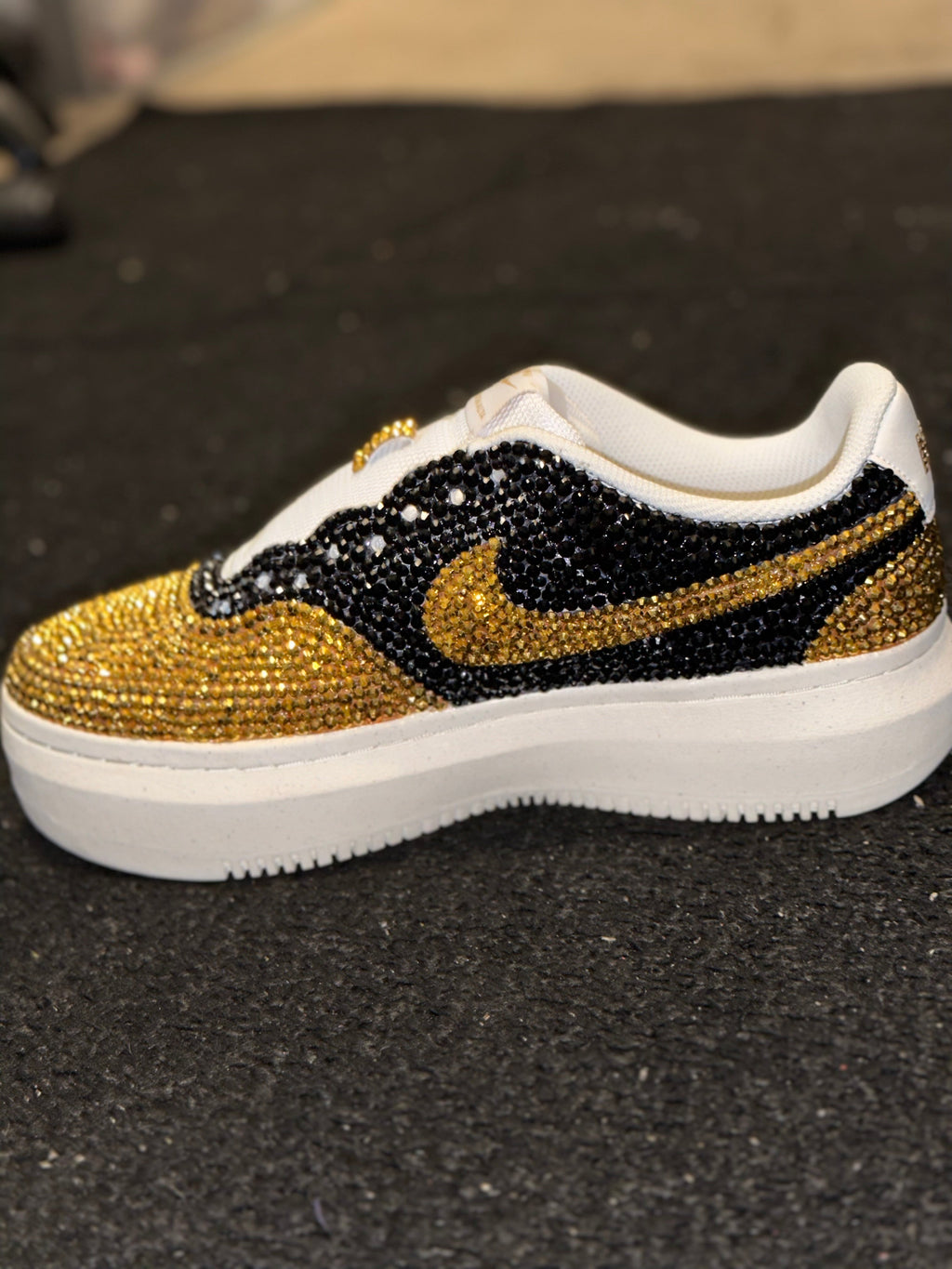 Custom Bling Vision Court low