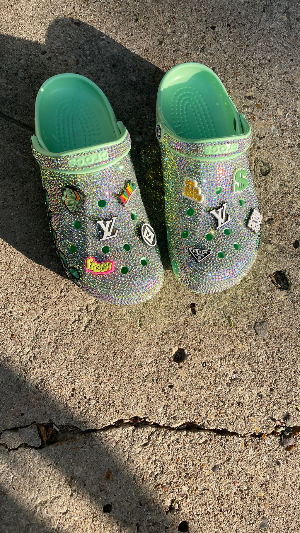 Fully Bling Crocs