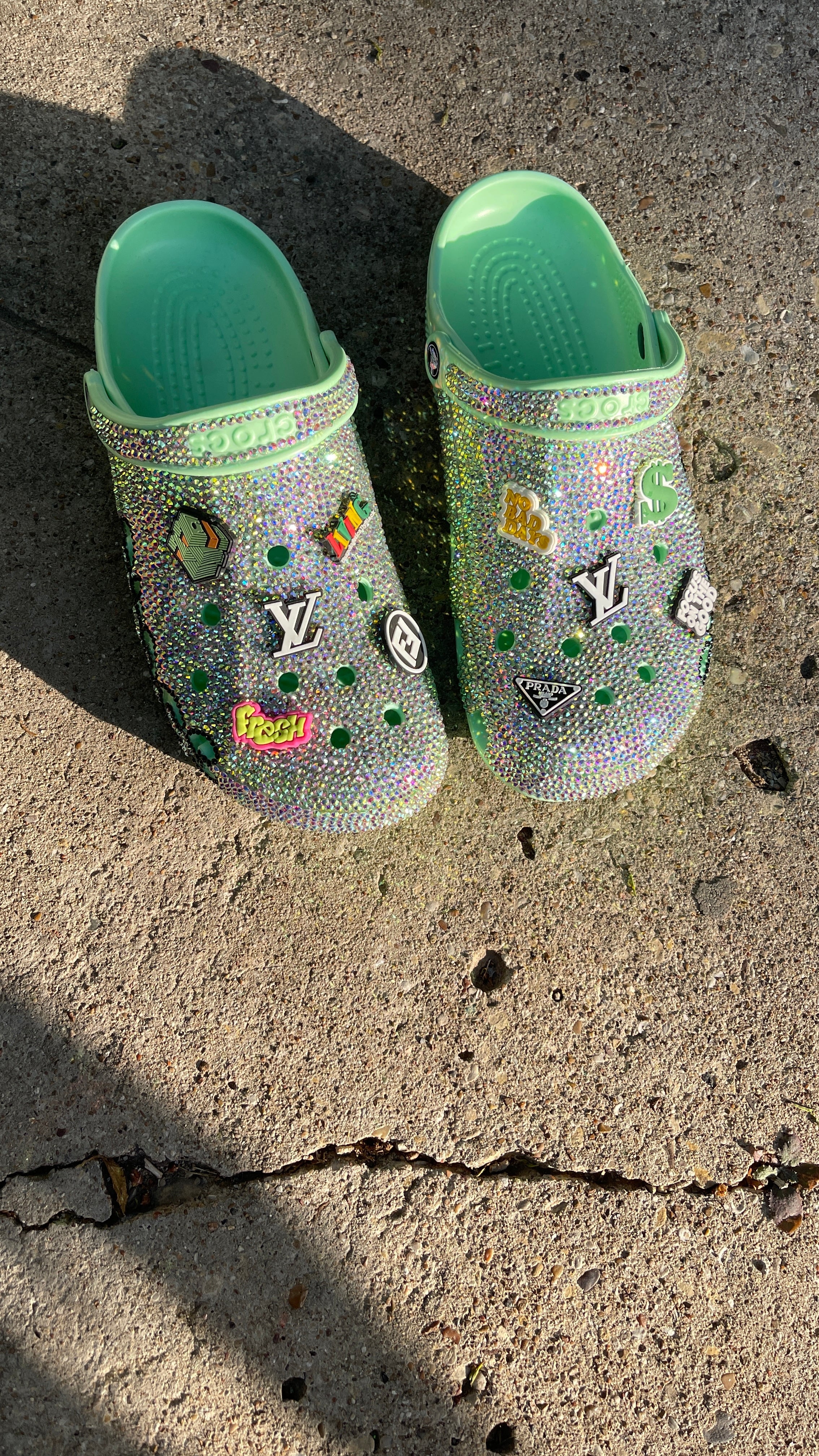 Fully Bling Crocs