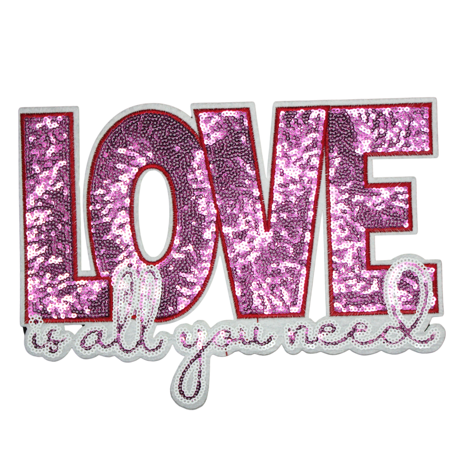 Love Is All You Need Patch (Large/Sequin) image 0