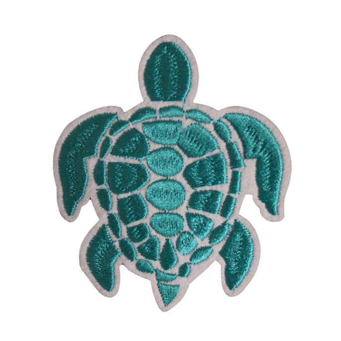 Turtle - Turquoise Patch (Small/Embroidery) image 0