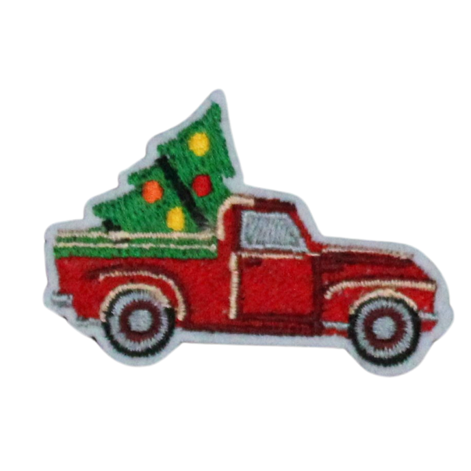 Truck With Christmas Tree Patch (Small/Embroidery) image 0