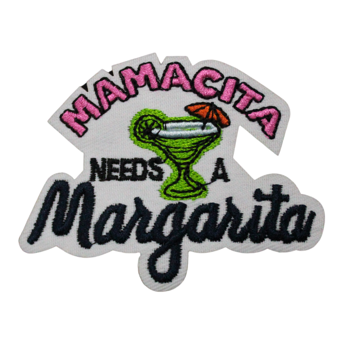Mamacita Needs A Margarita Patch(Small/Embroidery) image 0