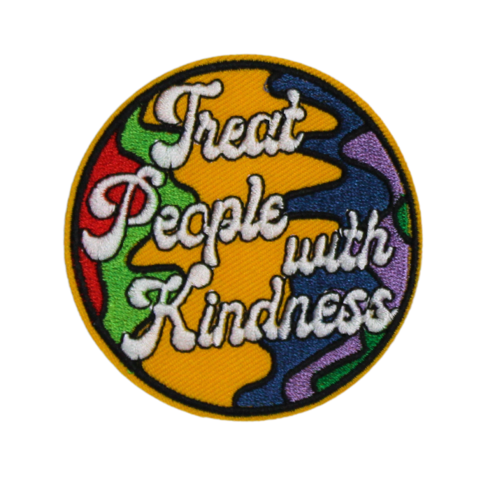 Treat People With Kindness Patch (Small/Embroidery) image 0