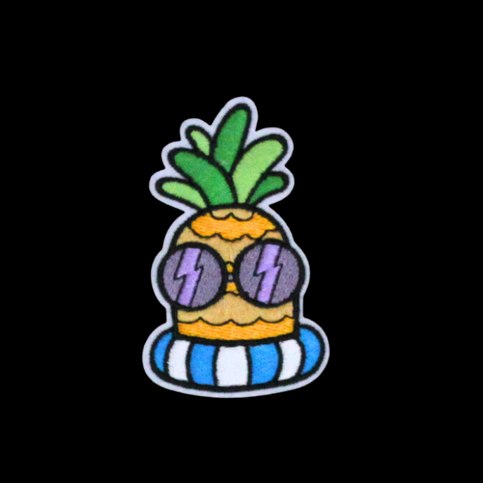Pineapple Sunglasses Patch(Small/Embroidery) image 0
