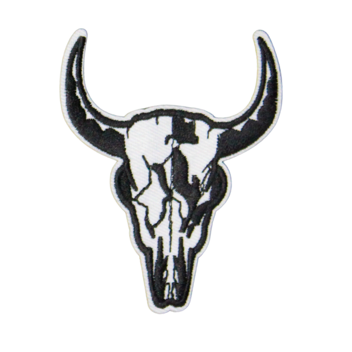 Longhorn Skull Patch (Small/Embroidery) image 0